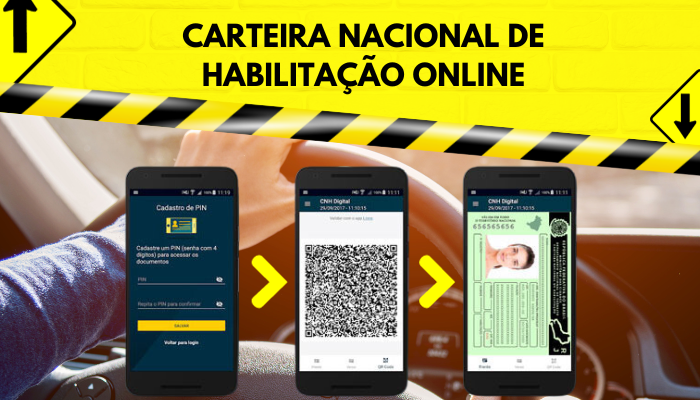Carteira Nacional de Habilitação Online - Baixe sua CNH Digital no Celular
