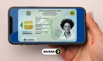 RG digital Baixe sua carteira de identidade no celular